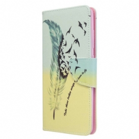 Custodia in pelle Samsung Galaxy A51 Impara A Volare