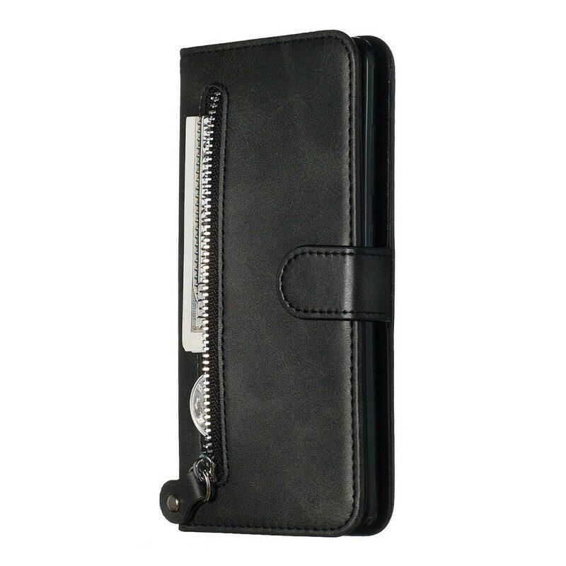 Custodia in pelle Samsung Galaxy A51 Portamonete D'epoca