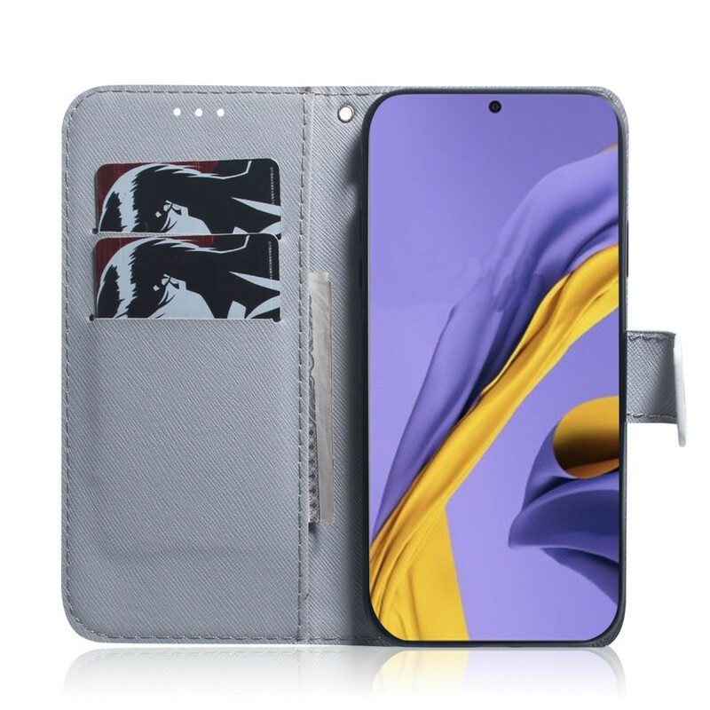 Custodia in pelle Samsung Galaxy A51 Sguardo Canino