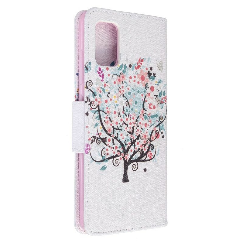 Folio Cover Samsung Galaxy A51 Albero Fiorito