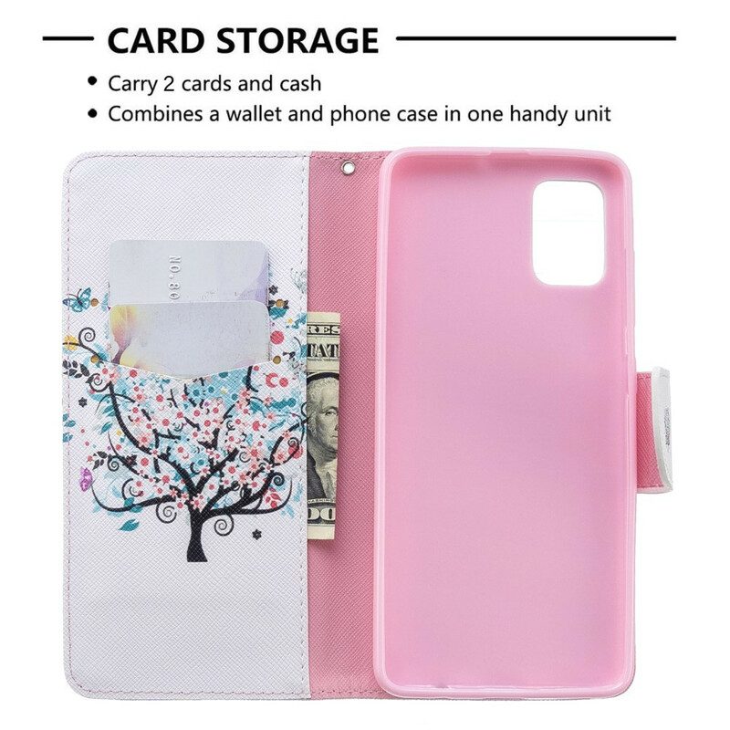 Folio Cover Samsung Galaxy A51 Albero Fiorito