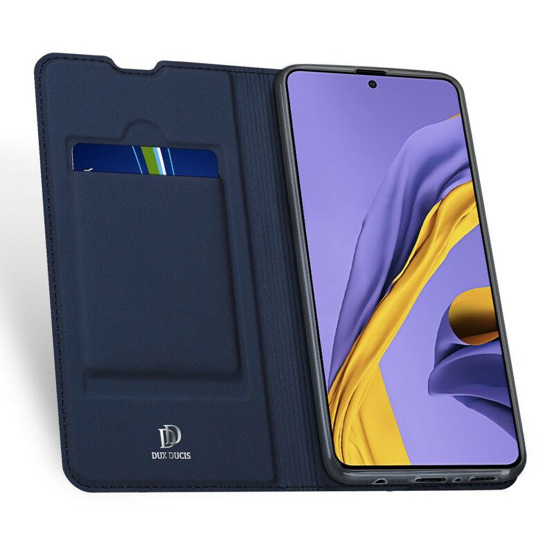 Folio Cover Samsung Galaxy A51 Custodia in pelle Pelle Pro Dux Ducis