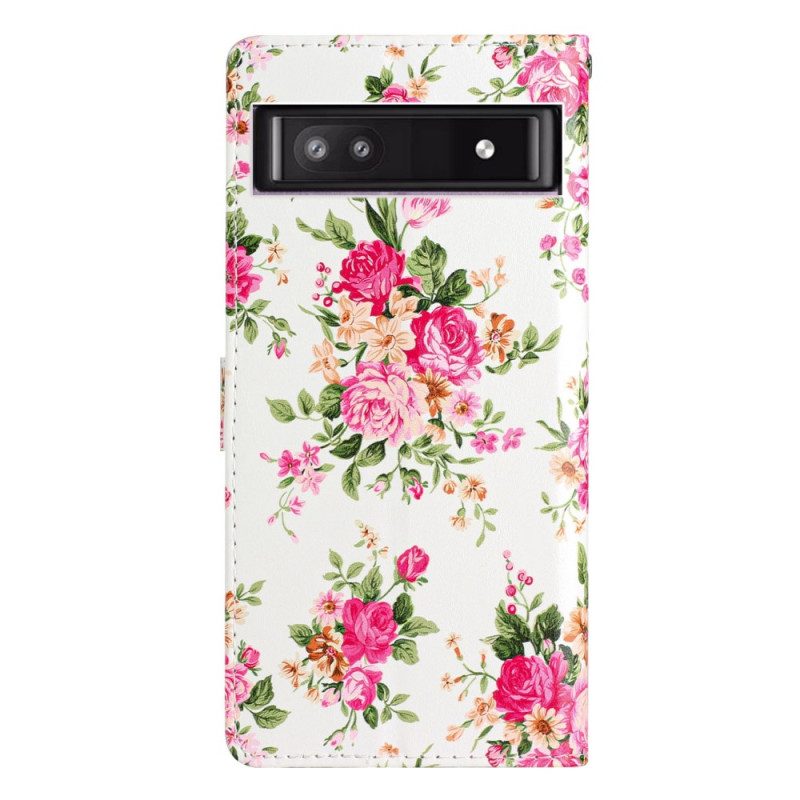 Custodia Google Pixel 7A Fiori Di Libertà