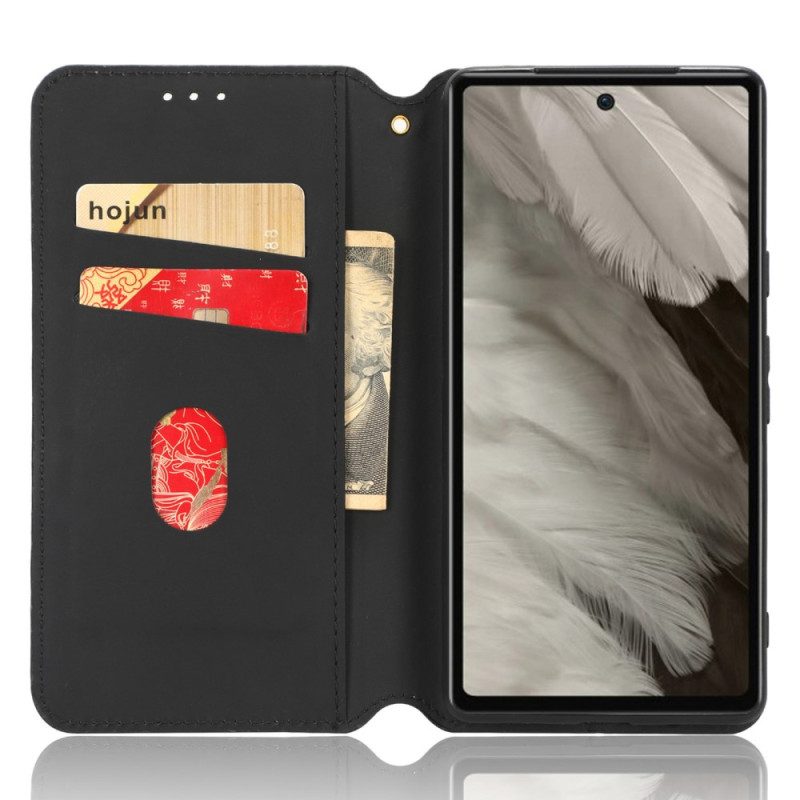 Folio Cover Google Pixel 7A Custodia in pelle Modello 3d