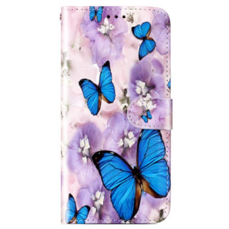 Folio Cover Google Pixel 7A Farfalle Perizoma Colorate