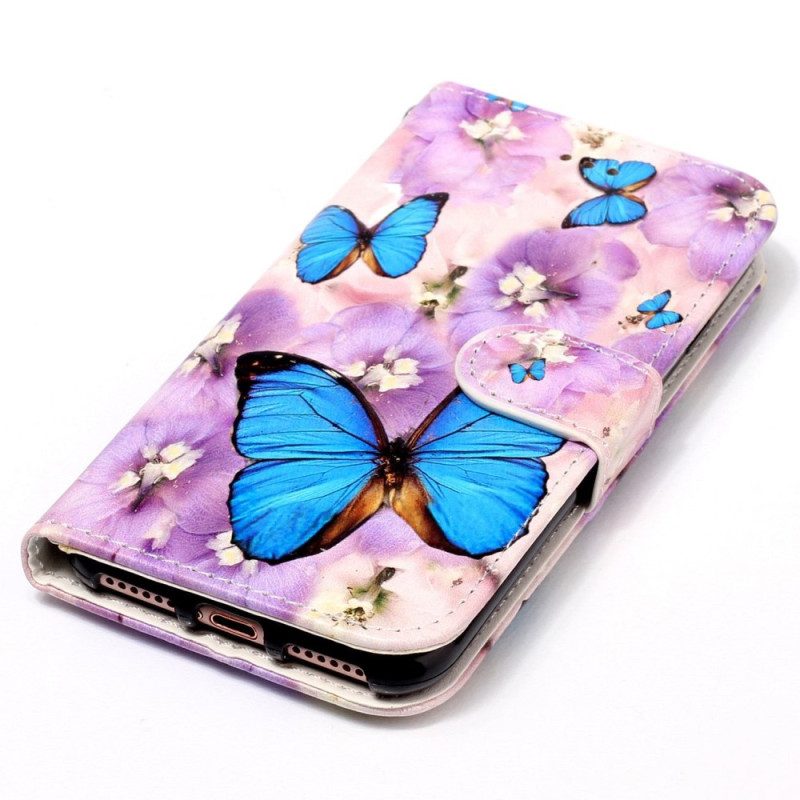 Folio Cover Google Pixel 7A Farfalle Perizoma Colorate