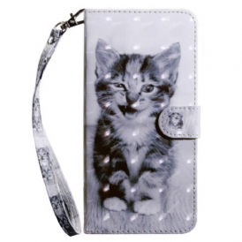 Folio Cover Google Pixel 7A Gattino Strappy