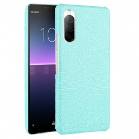 Cover Sony Xperia 10 II Effetto Pelle Di Coccodrillo