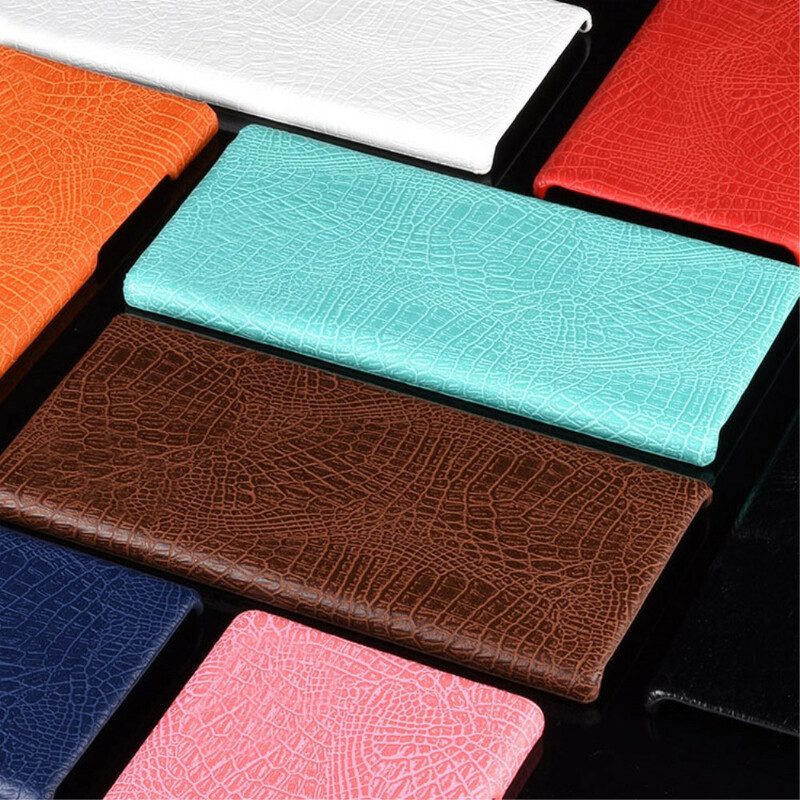 Cover Sony Xperia 10 II Effetto Pelle Di Coccodrillo