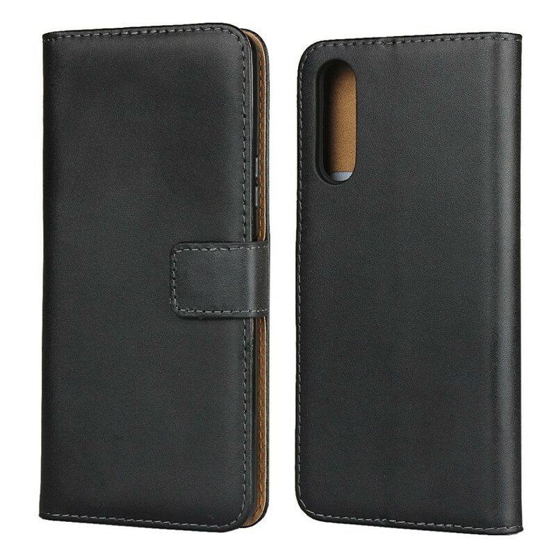 Custodia in pelle Sony Xperia 10 II Invito In Vera Pelle