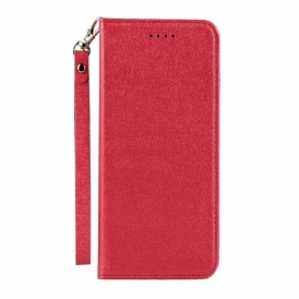 Folio Cover Sony Xperia 10 II Custodia in pelle Stile In Morbida Pelle Con Cinturino